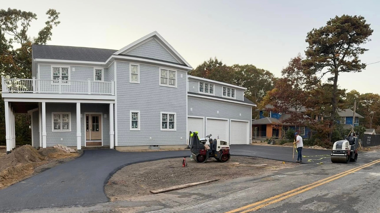 Beautiful home with paved driveway